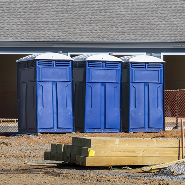 how can i report damages or issues with the porta potties during my rental period in Adamsville